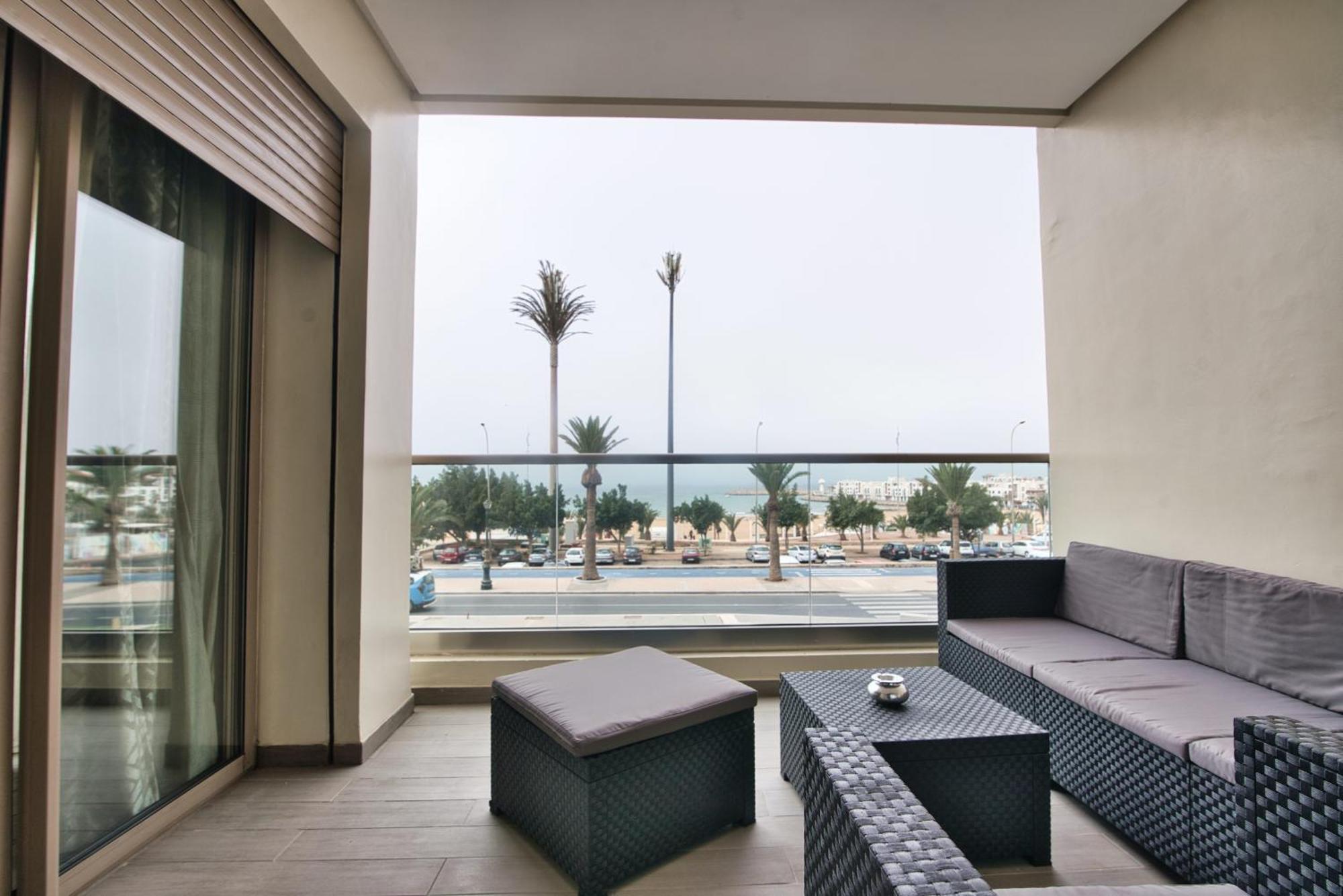 New Sea Front Apartment 135Mq With Unlimited Wi-Fi Agádír Exteriér fotografie